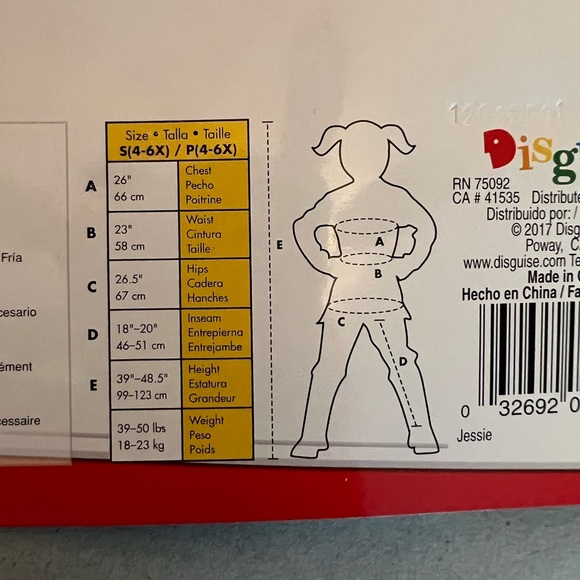 Toy Story Jessie Costume with Red Hat - Picture 5 of 5